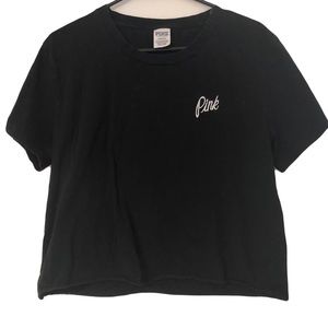 VS PINK Crop Top T Shirt Size Large